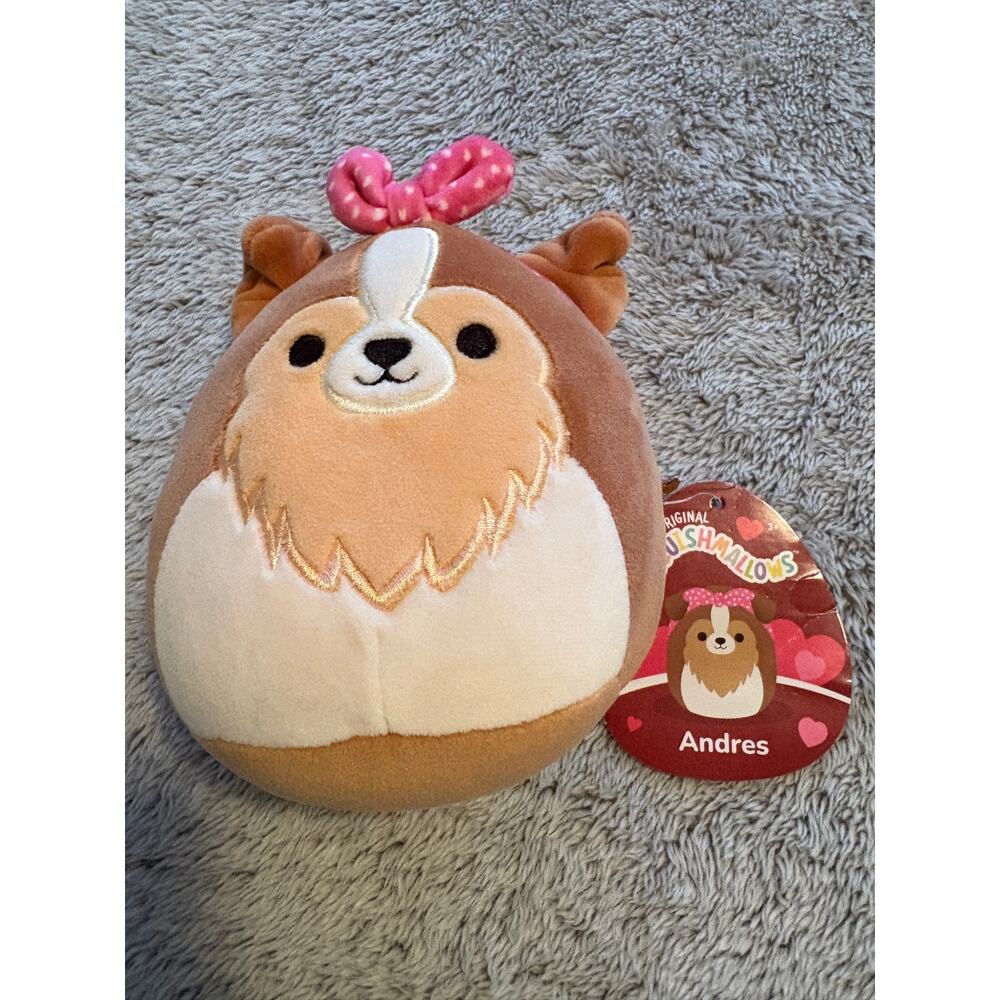 Squishmallows Andres w/bow 2024‎ Valentines Day